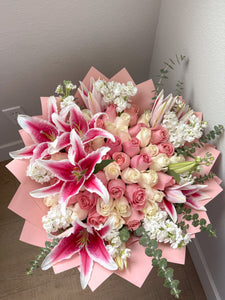 Lily Love Bouquet — Pink