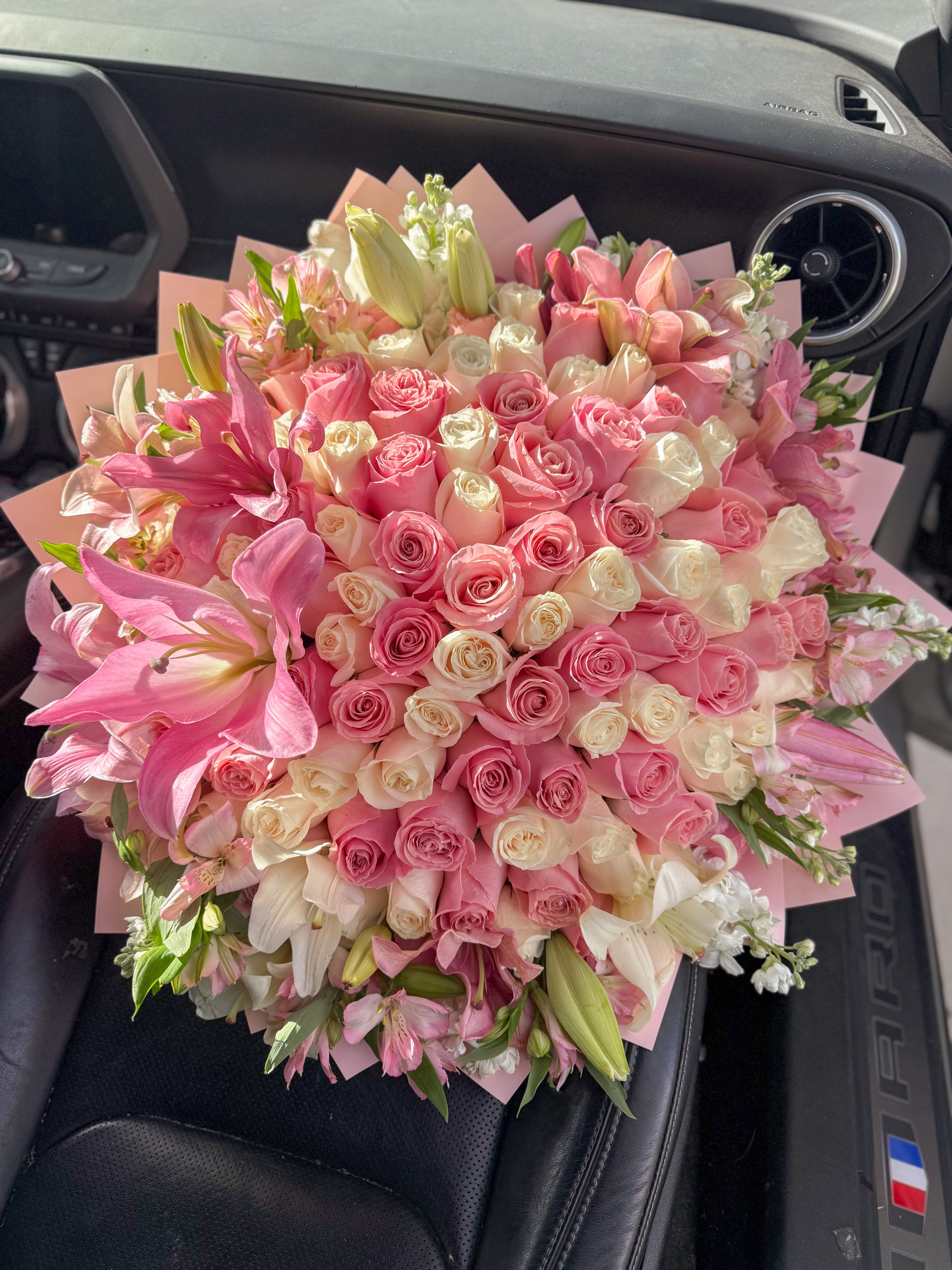 Lily Love Bouquet — Pink
