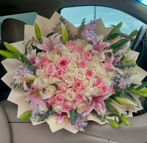 Lily Love Bouquet — Pink