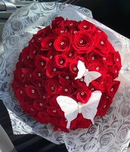 100 Red Roses Bouquet