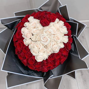 Queen of Hearts Rose Bouquet