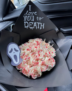 Love You to Death (GhostFace) Halloween Bouquet